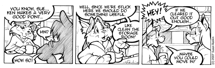 Strip for 2007-08-02 - ** Hatching a plan! **