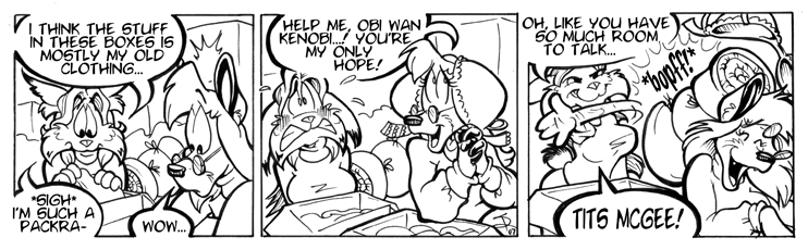 Strip for 2007-08-07 - ** Bopff! **