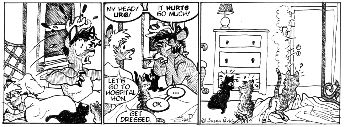 Strip for 1999-08-03 - ** Oh deer! **