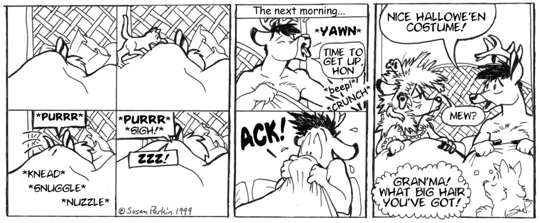 Strip for 1999-10-26 - ** Night of the Living Hair! **