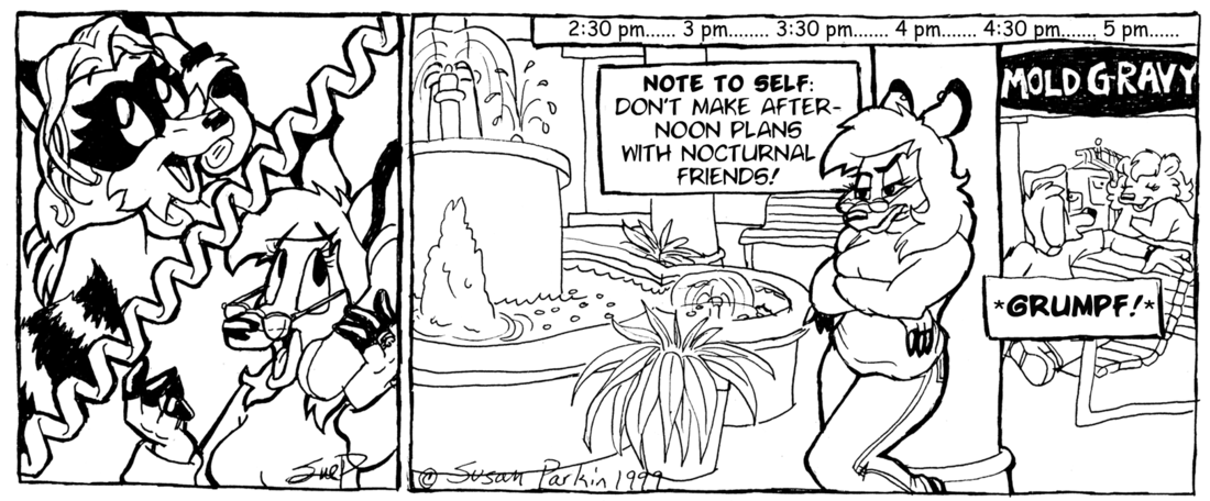 Strip for 1999-11-03 - ** AbysMall Developments... **