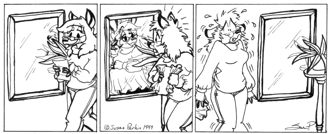 Strip for 1999-11-24 - ** Mirror, Mirror on the Wall.. **