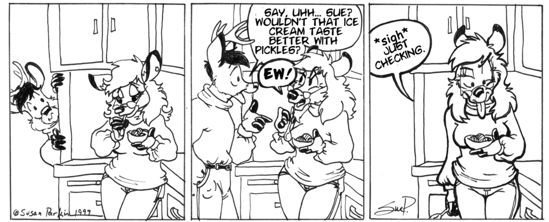 Strip for 1999-12-08 - ** Pickles!? **
