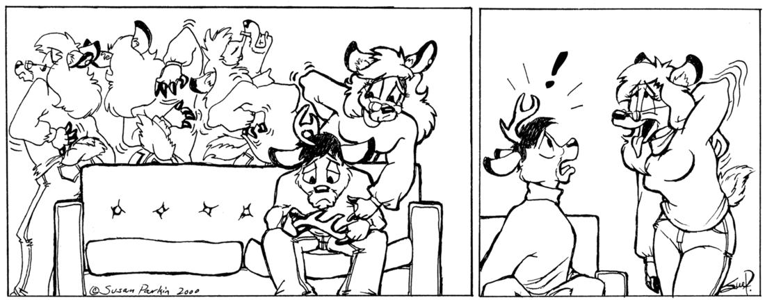 Strip for 2000-02-23 - ** That's a good use for it!! **