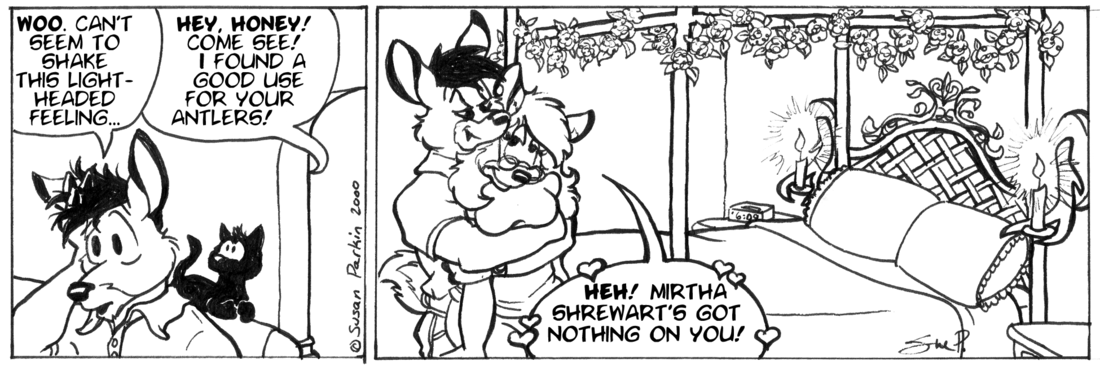 Strip for 2000-03-22 - ** That's creative... **