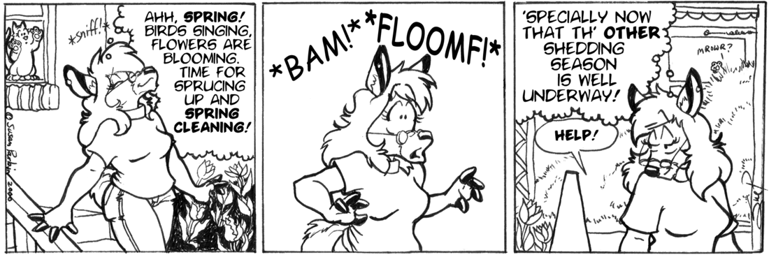 Strip for 2000-05-03 - ** A furry serious matter! **
