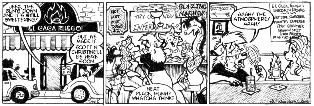 Strip for 2000-08-02 - ** Hello, Meteor **