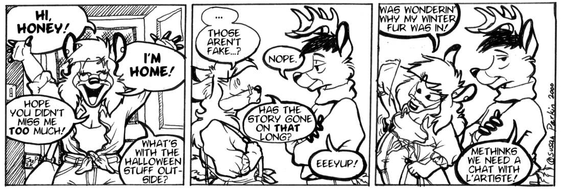 Strip for 2000-10-31 - ** Hallowe'en Already? **