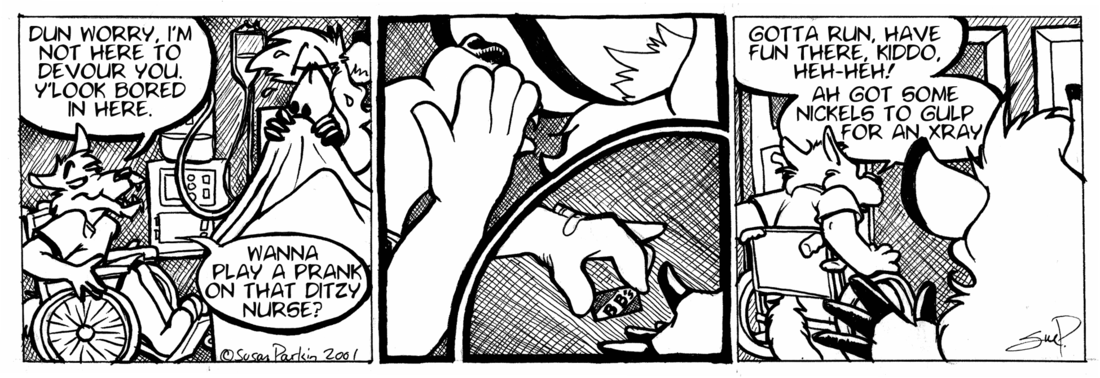 Strip for 2001-02-02 - ** It's wortha (Buck) Shot! **
