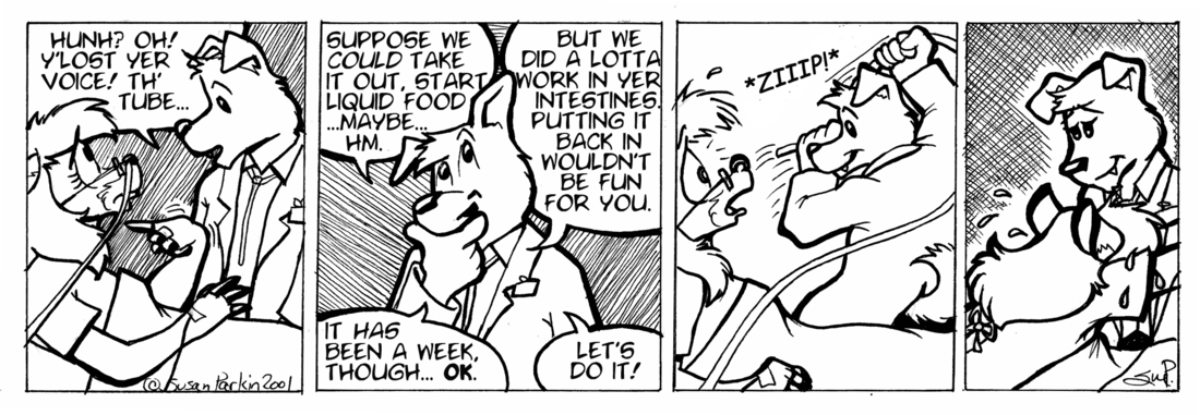 Strip for 2001-02-12 - ** Good Riddance! **