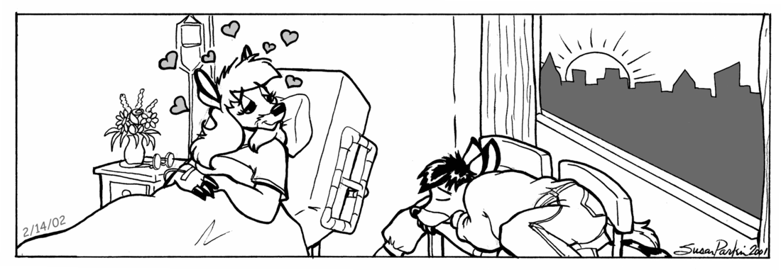 Strip for 2001-02-14 - ** What is the definition of True Love? Now you know... **