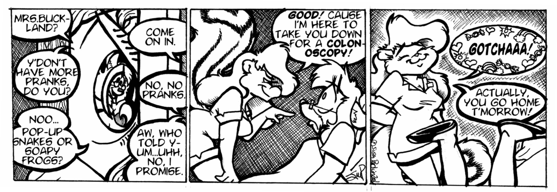 Strip for 2001-02-26 - ** Colonoscopy!? Kiss my Deerierre! **