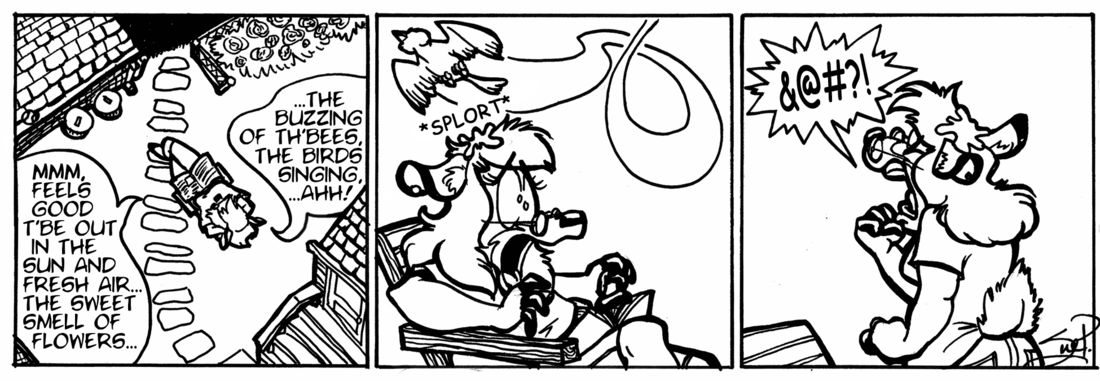 Strip for 2001-05-21 - ** Spring has sprung... a leak (yuck!) **