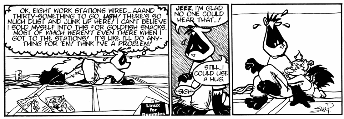 Strip for 2001-06-06 - ** Up in the ceiling... **