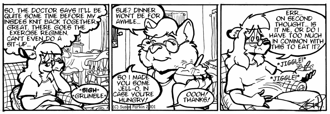 Strip for 2001-06-15 - ** You might be a cannibal if...! **