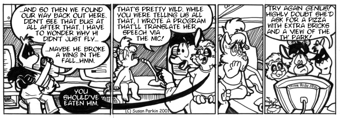 Strip for 2001-10-01 - ** Pobody's Nerfect! **