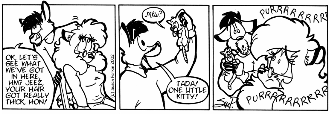 Strip for 2002-03-27 - ** What is this? Some kind of dimensional portal? **