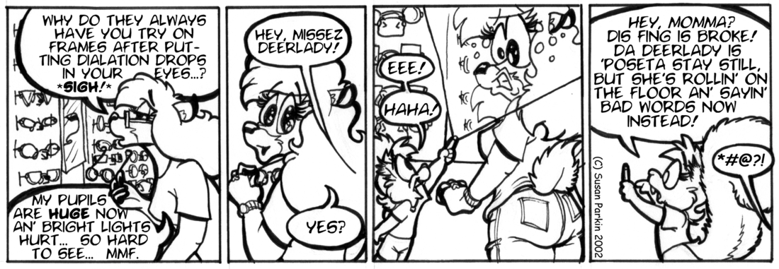 Strip for 2002-04-26 - ** Don't ever really do this to someone! It really does hurt! **