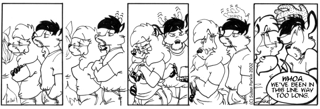 Strip for 2002-05-22 - ** Patience, you must have! Wait too long, you should not! **