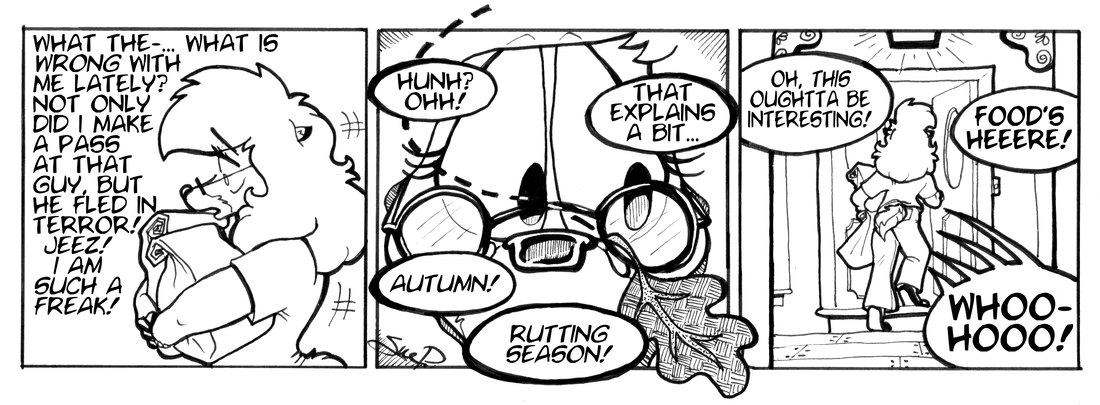Strip for 2002-10-16 - ** Beware of love bites! **