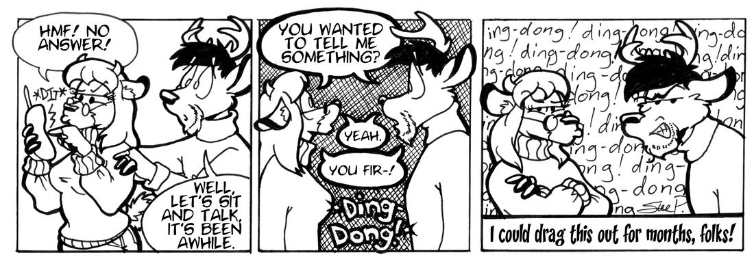 Strip for 2003-02-05 - ** Would I be that cruel? No? You don't know me very well, do you! **