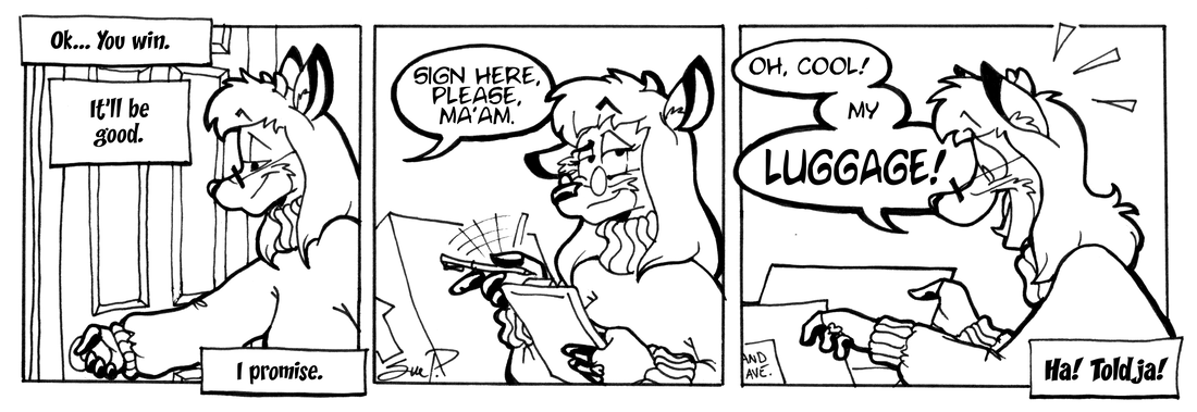 Strip for 2003-02-17 - ** I AM WINNAH! **