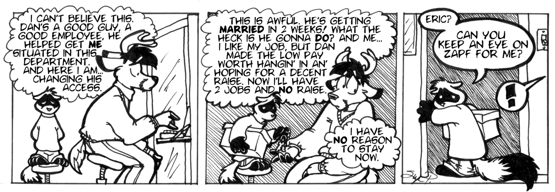 Strip for 2003-02-26 - ** Dan makes a parting request. **