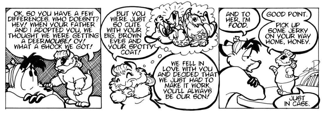 Strip for 2003-03-05 - ** Love, differences, and ups and downs. **