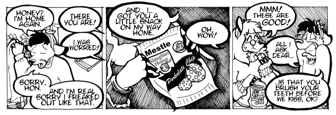 Strip for 2003-03-19 - ** When a bouquet of flowers just won't do! **