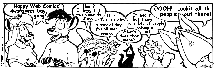 Strip for 2003-05-05 - ** People?! AAAAAAAHHHHH!!!!! **