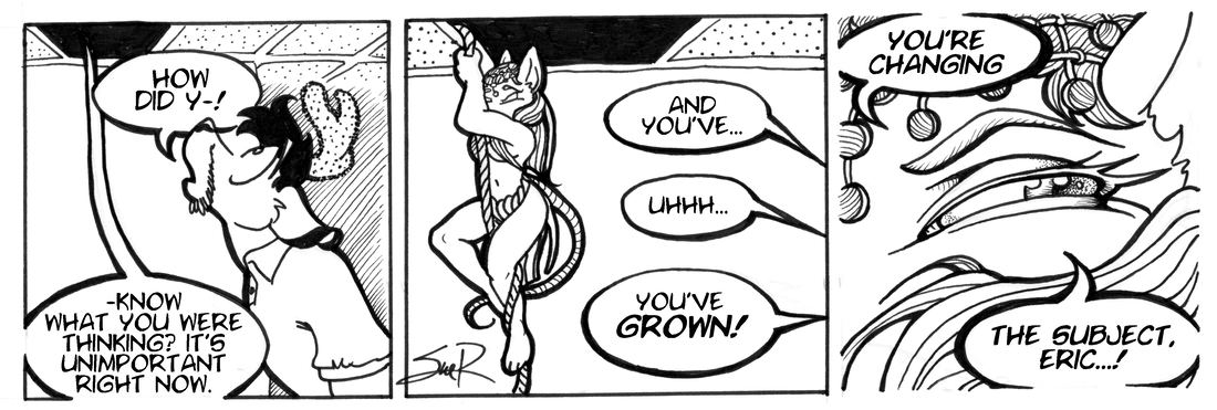Strip for 2003-08-11 - ** Don't stare, it's not polite! **