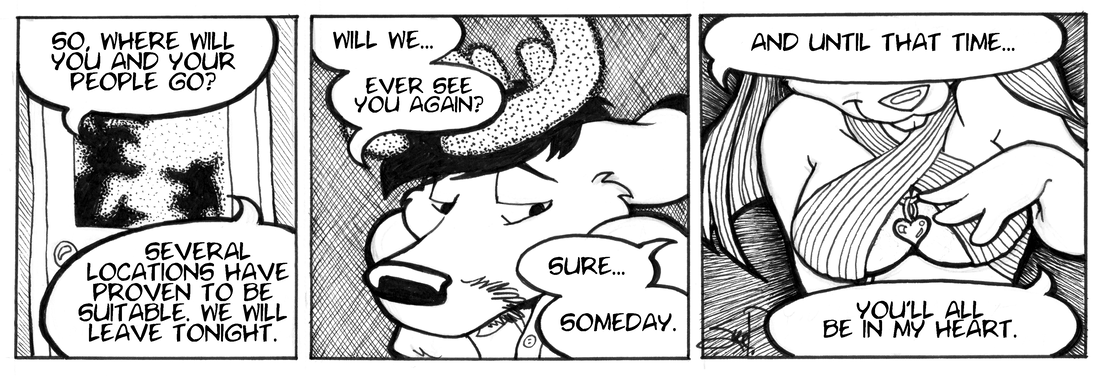 Strip for 2003-09-12 - ** Heartfelt good-byes. **