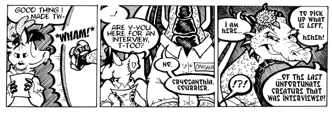 Strip for 2003-10-15 - ** Talk about a retirement plan... **
