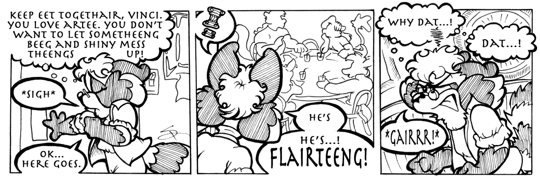 Strip for 2004-03-24 - ** Or is it poor, poor, Arty?! **