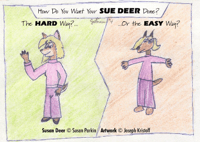 Strip for 2004-05-31 - ** Joe proves there IS no wrong way to draw a SueDeer...Yeah, there is. **