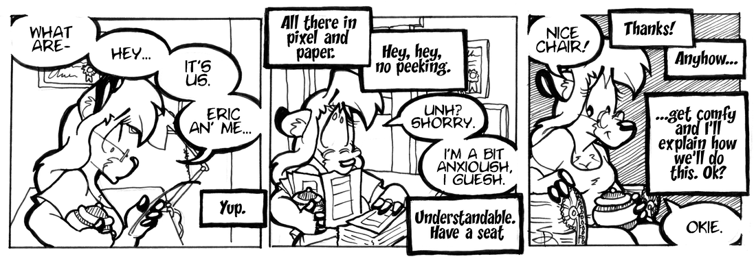 Strip for 2004-09-10 - ** In the hot seat. **
