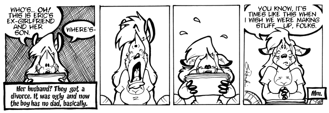 Strip for 2004-10-29 - ** And the picture becomes all too clear. **