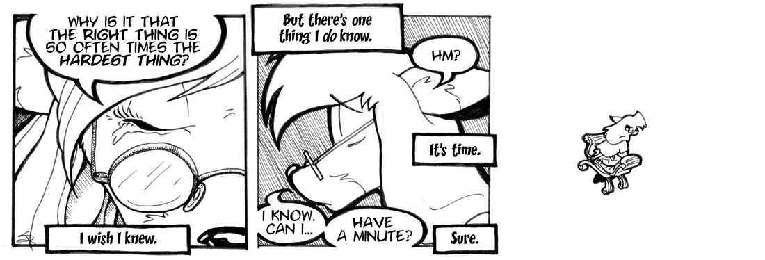 Strip for 2004-11-05 - ** Parting is such sweet sorrow. **