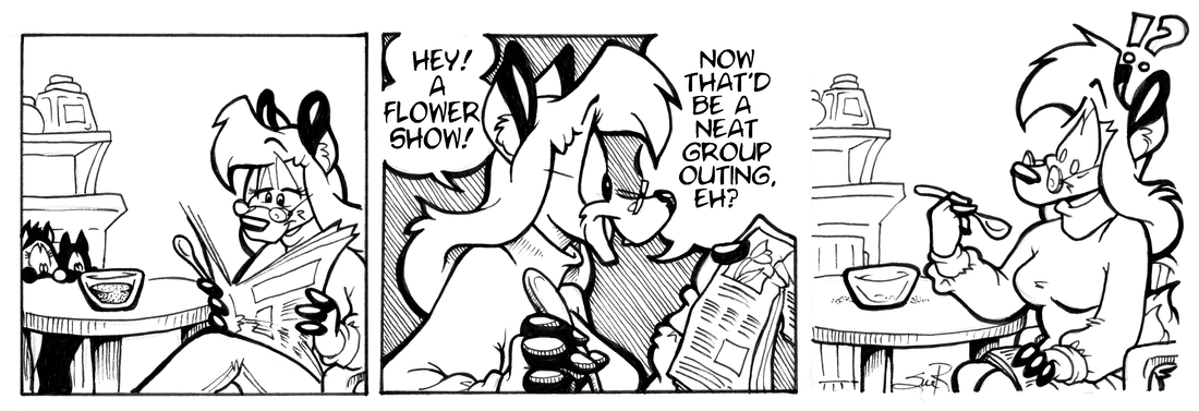 Strip for 2005-03-09 - ** Cereal cat burglars! **