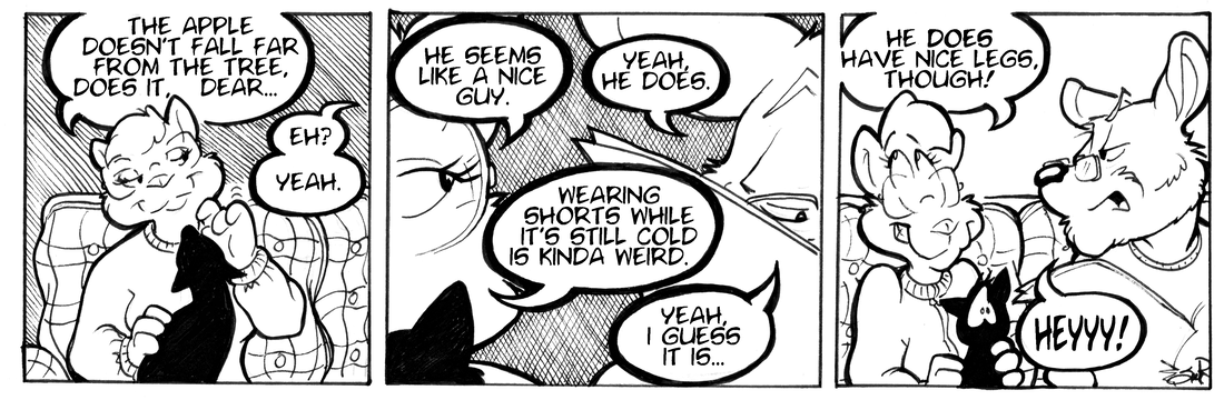 Strip for 2005-04-01 - ** Cartoonists are HAWT! **