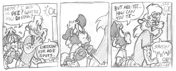 Strip for 2005-05-31 - ** No!  Not Happy Birthday! **