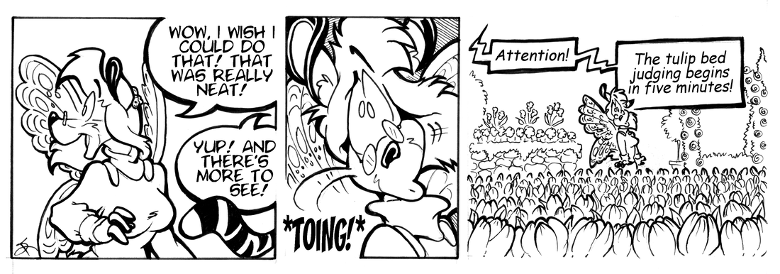 Strip for 2005-08-01 - ** Don't you give me any 'lip! **