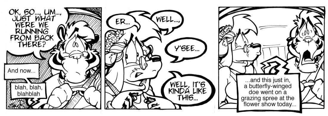 Strip for 2005-10-01 - ** Stupid radio! **