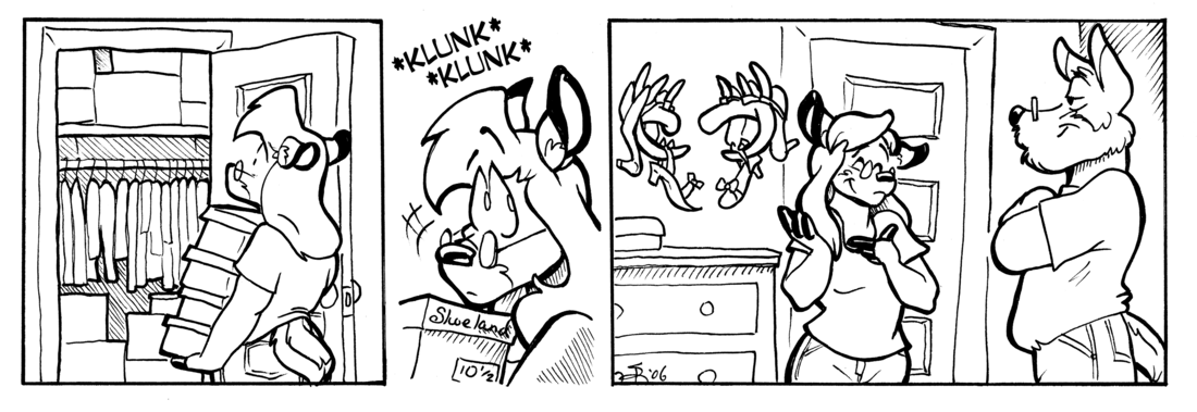 Strip for 2006-03-16 - ** Dad, unwittingly, to the rescue! **