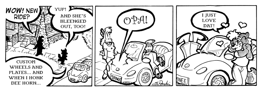 Strip for 2006-03-30 - ** Hahnk eef you're hornee! **