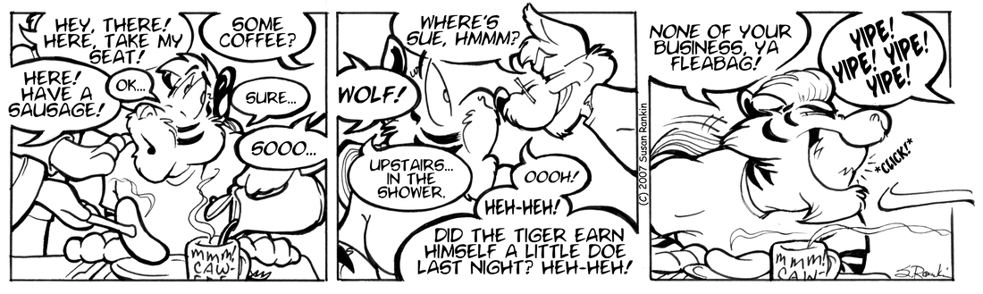 Strip for 2007-06-26 - ** Bad dog! **